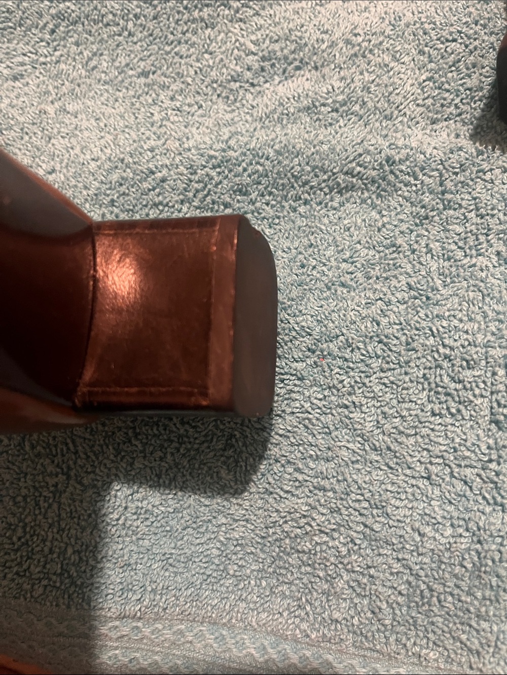 Rare Prada Brown Square-Toe Mid Heel Leather Pumps vero cuoio Size 7 90’s-y2k - Picture 12 of 16